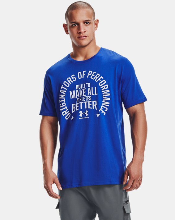 Men's UA Make All Athletes Better Short Sleeve, Blue, pdpMainDesktop image number 0